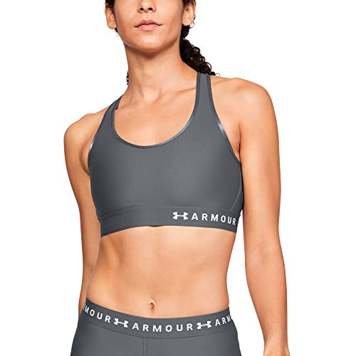 Image of Under Armour Women's Armour Mid Heathered Sports Bra