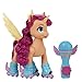 My Little Pony – Eine Neue Generation Sing- und Skatespaß Sunny Starscout, interaktives Pony (22,5 cm), 50 Reaktionen, Licht