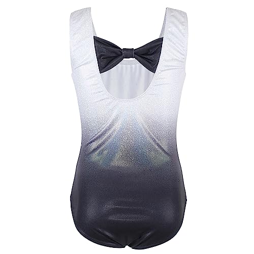Image of MODAFANS Leotards for Girls Gymnastics with Shorts Dance unitards Tumbling Biketards with Hair Scrunchie for3-13T