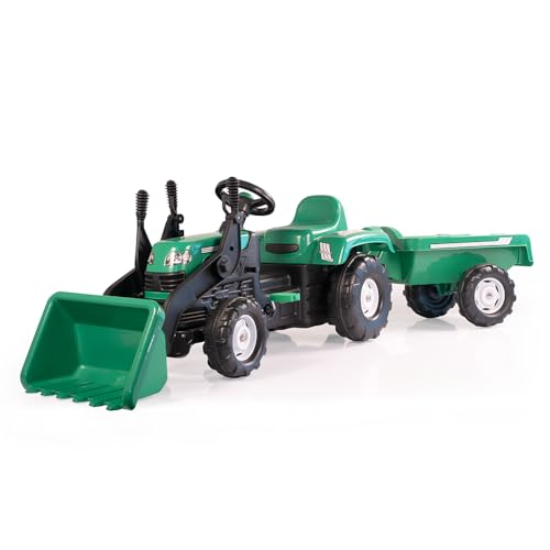 DOLU Pedal Tractor with Trailer