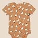 Amazon Essentials Unisex Babies' Henley Bodysuit, Pack of 2, Pale Peach/Lion and Pony, 3-6 Months
