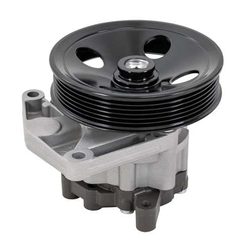 LGXSHOP Power Steering Pump with Pulley Fit for Mercedes W204 C300/C350/C207 E350/E550 - OE# 0054669501 (No Sensor and Reservoir Included)