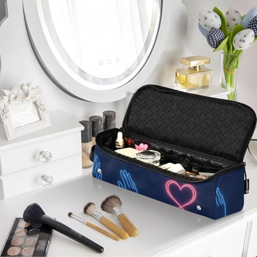 Bolsa de Viaje para Herramientas de Cabello para Mujeres y Tapete Resistente al Calor con Estuche Impermeable para Planchas, Rizadoras y Organizador miniatura 7