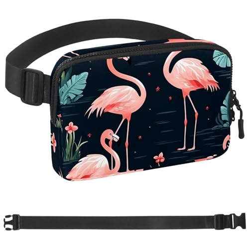 Sac banane de course à pied Flamingo Rainforest pour vos sorties trail et marathons