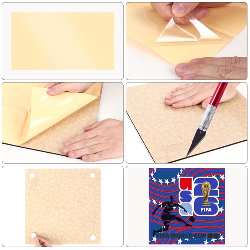 Image of FIFA USA Poster Wooden Puzzle for Adult, 200 Pieces Irregular Shape Puzzle, 5MM Thick, Creative Collectible Gift for Fans, Officially Licensed Product, 11 x 11