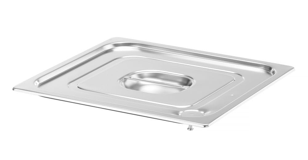 HENDI Gastronorm Deckel, mit Silikonrand, GN 2/3, 354x325mm, Edelstahl