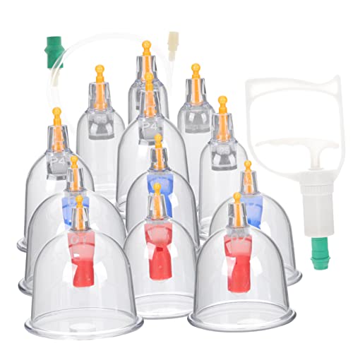 Kit de terapia de ventosas transparente, herramienta para cuidado corporal en casa, relajación muscular y mejora de la circulación miniatura 1