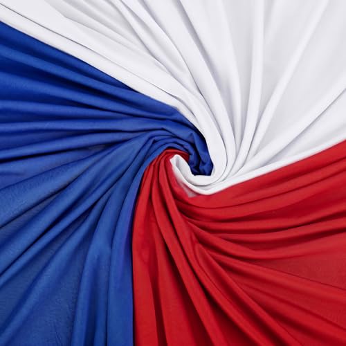 Image of SoarDream Independence Day Arch Backdrop Cover 6FT 6.6FT 7.2FT Set of 3 Spandex Fitted Arch Wall Stretchy Backdrop Covers for 4th of July Decorations Festival Party Stand