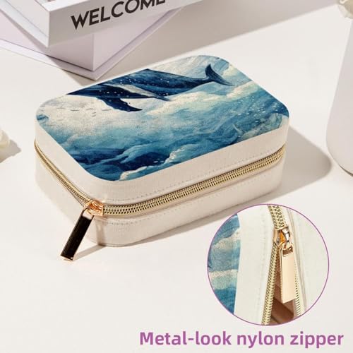 Joyero con diseño de ballena ideal para decorar el dormitorio y guardar tus aretes diarios 7