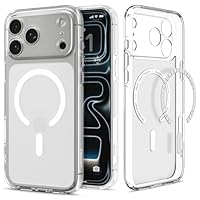 Spigen Funda para iPhone 17 Pro, Ultra Hybrid MagFit Compatible con MagSafe - Transparente Translúcido