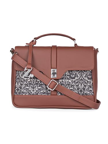 Image of ZOUK | Women's Vegan Leather | Stylish Handbag with Adjustable Strap, Top Handle |