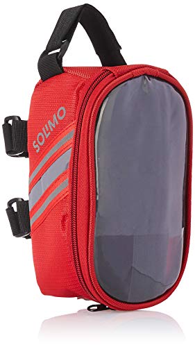 Image of Amazon Brand - Solimo Bicycle Frame Saddle Bag with Touchscreen Pocket for Smartphone