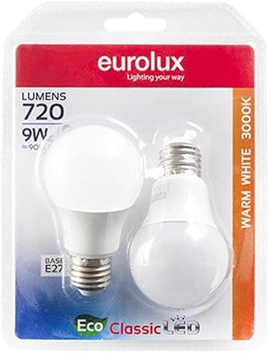 Eurolux - A60 Classic 9w LED E27 3000K