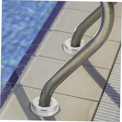 Cubiertas para barandas de piscina de acero inoxidable 4 piezas miniatura 6