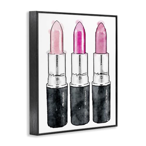 Image of 'Three Pink Lipsticks'| Framed Giclee Art