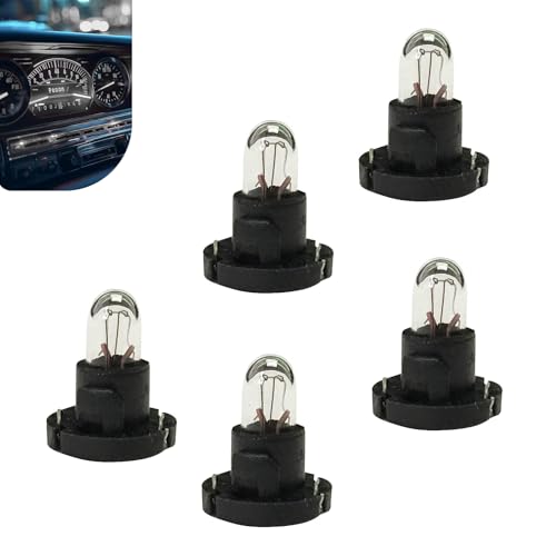 5 unidades bombillas tablero T4 14V 1.12W blanco