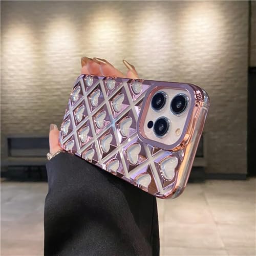 Coque iPhone 14 antichoc fine rose cadre plaqué anti rayure et esthétique