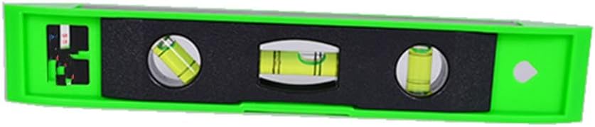 3 Bubble Magnetic ABS Shell Spirit Level Ruler Portable Vertical Horizontal Furniture Tool (Color : As Shown, Size : One Size) (As Shown One Size)
