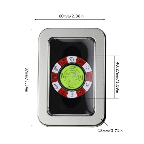 Leitor Verde Golfe - Nível de colocação de pista de golfe compacto à prova d'á - Marcador de bola d