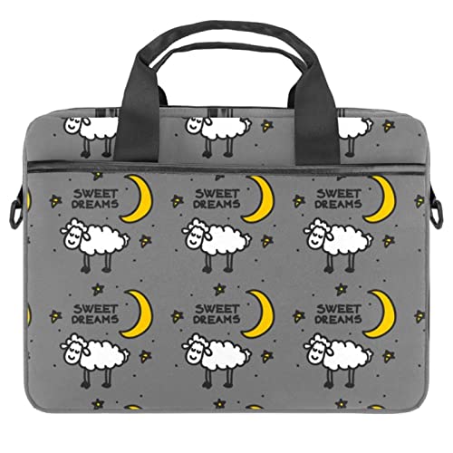Maletín laptop 14.5 pulgadas bolso bandolera porta ordenador portátil gris