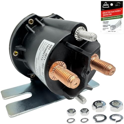 FalconSupply Genuine Trombetta 48V Starter Solenoid Relay Kit | Fits Club Car, Yamaha G29, Drive 2, EZGO TXT, MPT 800/1000 48-Volt Electric Golf Cart Parts 2010+ | Replaces OEM JW9-H1950-20-00, 612711