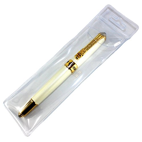 Gullor Fountain Pen 1000 White Medium Nib #TOP4