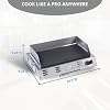 Cadco CG-10 Countertop Space Saver Griddle, Stainless Steel, 120v, 21 x 12 Cooking Area, For Commercial Use