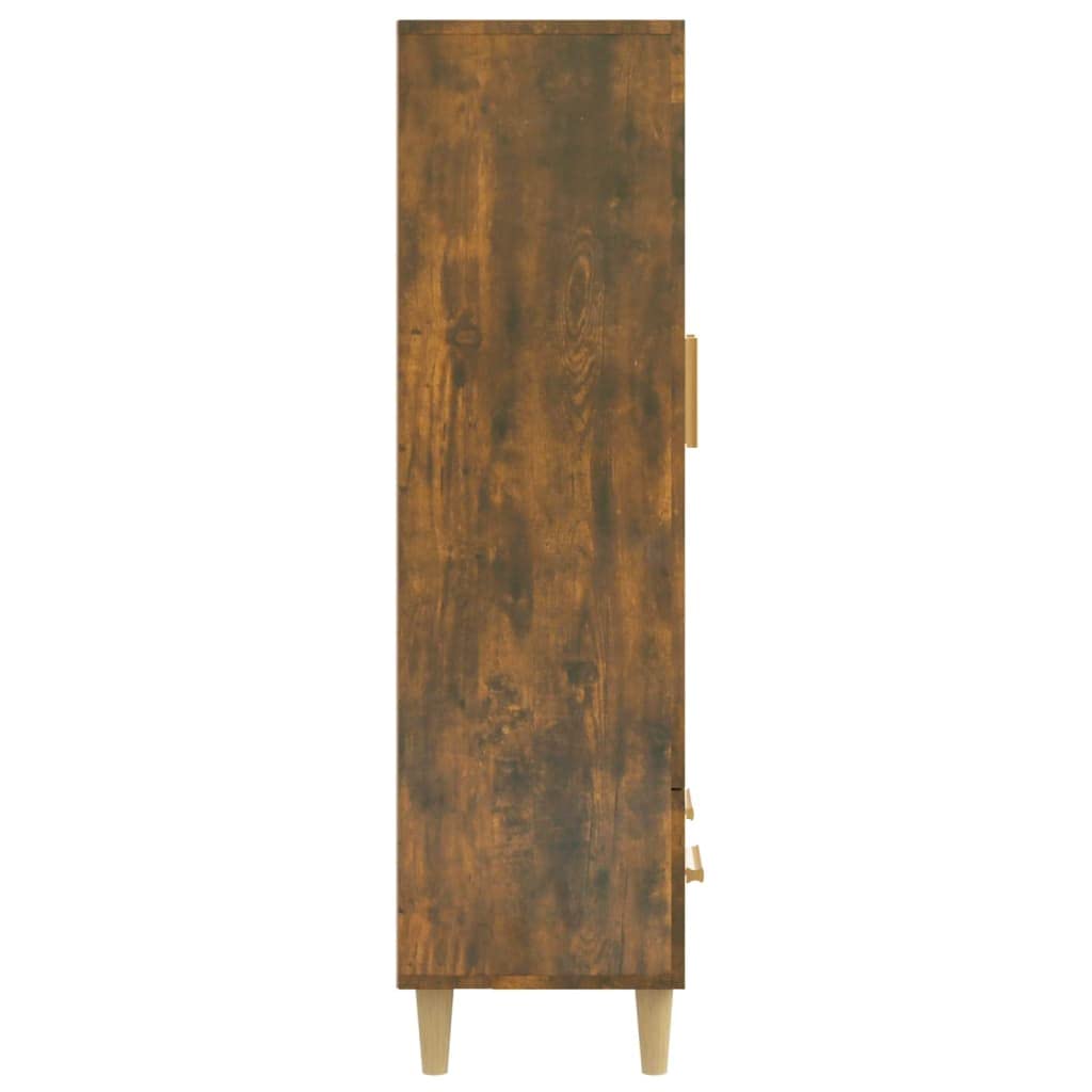 Stolik pomocniczy, szafki bufetowe, szafki kuchenne, szafka kuchenna, dąb wędzony, 70 x 31 x 115 cm, materiał drewnopochodny do salonu, jadalni i kuchni, łatwy montaż