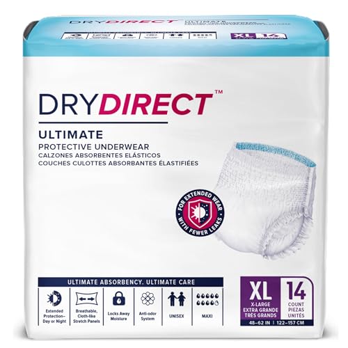 Dry Direct Ultimate Protective Underwear (XLarge - Pack of 14) by Parentgiving