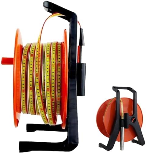 10m-300m Stainless Steel Depth Gauge for Groundwater Measurement, Accurate Water Level Indicator with Peak Display & Indicator Light, Durable Steel Ruler Water Level Meter