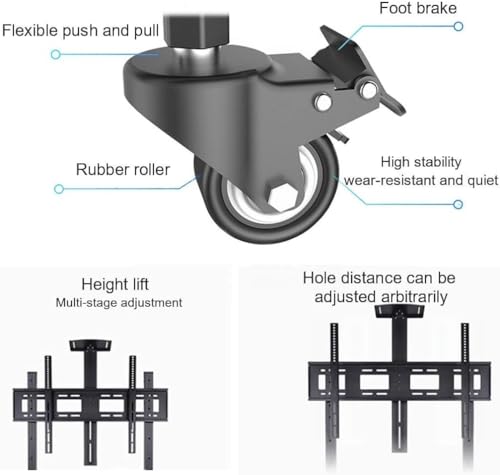 Soporte Universal Móvil para TV de 32 a 75 Pulgadas miniatura 2