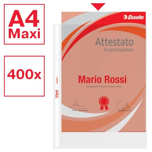 Protège document Esselte 391098100 la solution anti-pliure pour vos feuilles A4