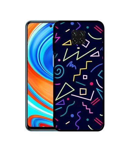 Image of Retro Abstract Design Premium 2D Printed Metal Back Case Cover for Mi Redmi Note 9 Pro /Note 9 Pro Max /Poco M2 Pro