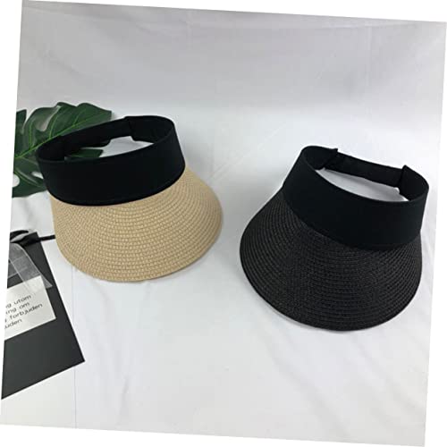 BESPORTBLE Summer Empty Sun Protection Hat for Lightweight Outdoor Activities Straw Cap Beige Creative Design for Boys and Stylish and Durable Summer Hat4