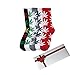 TTD 5 packs de mauvaises herbes uniSexe feuille de coton imprimé chaussettes feuille d'érable chaussettes imprimées avec boîte-cadeau athlétique sports de la marijuana haut de l'équipage chaussettes