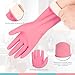 Xgunion Rubber Cleaning Gloves for Dishwashing-5 Pairs Colorful Reusable Household Cleaning Glove for Washing Dishes and Kitchen Cleaning Non-Slip Grip Dish Gloves for Women Men (Medium)