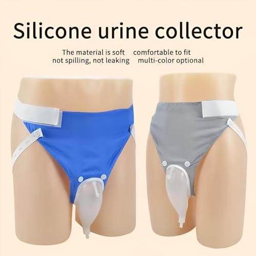 TOCINGO Silicone Urine Collector with Wearable Washable Urinal Collector Bag for Men and Women Elderly Bladder Control Devices with 2 Urine Catheter Bags (FEMALE - FREE SIZE) 3 415moDrAatL