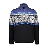 CMP Herren Pullover Knitted Multicolor, Tricot, Schwarz, 50