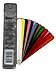Precision Brand 78900 Plastic Thickness Gage Fan Blade Assortment, 0.001-0.03" Thickness Range, 1/2" Width, 12" Length, 13 Blades