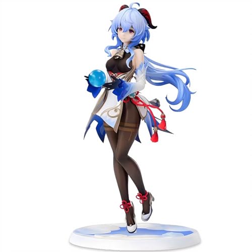 PQKL-Party Figura Genshin Ganyu, Figura Anime, PVC Action Figura, Coleccionable, Decoraciones de Escritorio, Juguetes Regalos