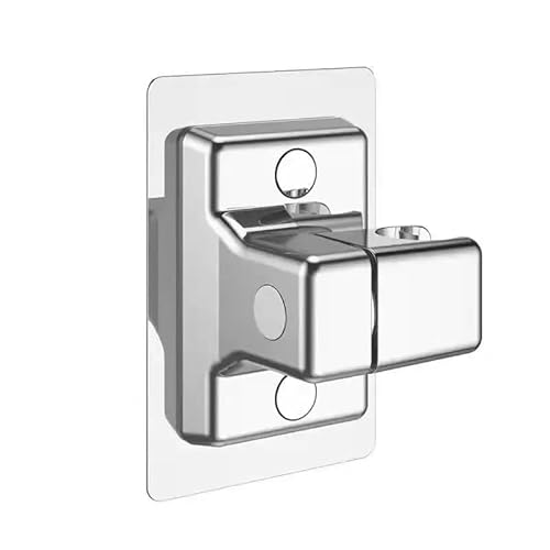 V[wbhz_[A Angle-Adjustable Stick-On Shower Head Holder Multicolor No-Drill For Home Hotel Bathroom(Black)