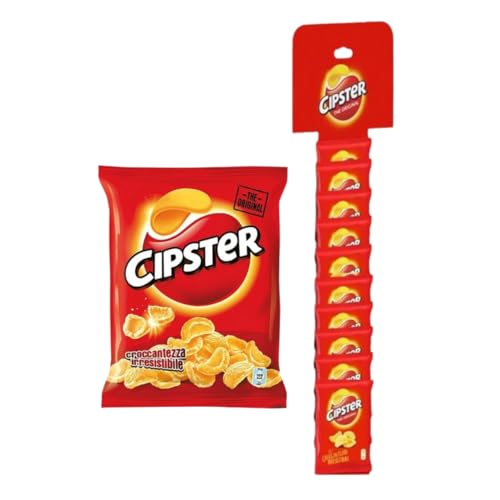 Cipster - Tiras de patatas fritas originales, 44 sobres de 35 g