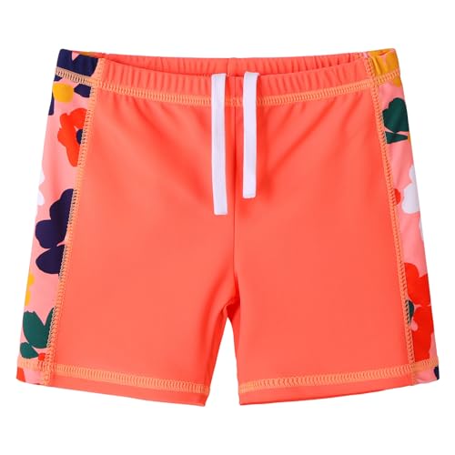 Image of Girls Two Piece Swimsuit Floral UPF 50+ Rash Guard Set Kids Beach Swimwear