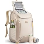 MATEIN HER Cooler Backpack for Women with Hook-and-Loop Top Lid for Beach