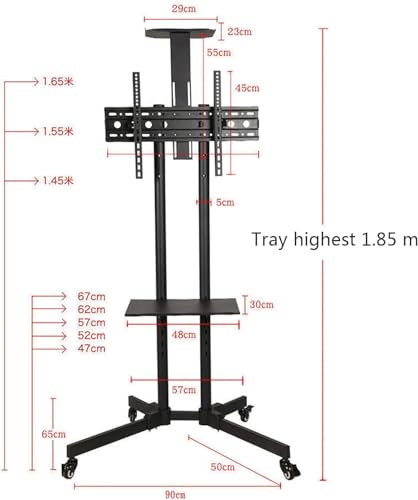 Soporte móvil universal para TV pantalla plana miniatura 3