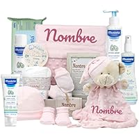 Mababyshop Canastilla Bebé Personalizada Velvet Deluxe, Cesta