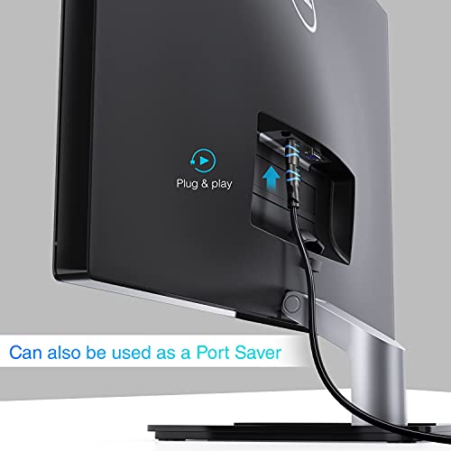 Image of BlueRigger 4K HDMI CEC Less Adapter (4K, UHD, ARC, 1080p, Ethernet) - HDMI Male to Female Adapter is Compatible with HDTV, TV Stick, Game Consoles, Laptops and More