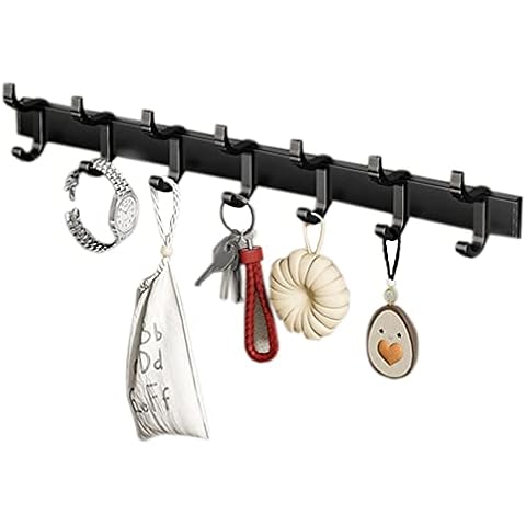 Little White Duck Coat Hooks Wall Mounted,Stainless Steel Coat Rack Holder for Clothes, Hats, Robes, Towels in Bedroom or Kitchen (7 Hooks) Cover