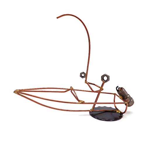 Fishing Boat Collectible Handmade Metal Art Figurine, Desk Accessories, Trophy, Boss Gift, Office Décor, Water Sports