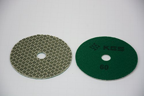 KGS Swiflex XX Diamond Grinding and polishing pads 4 inch / 100mm QRS Grit 60 (3-pack)